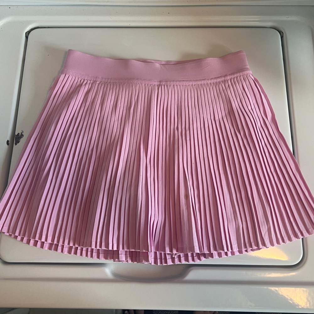 Lululemon Athletica Light Pink Pleated Mini Skirt